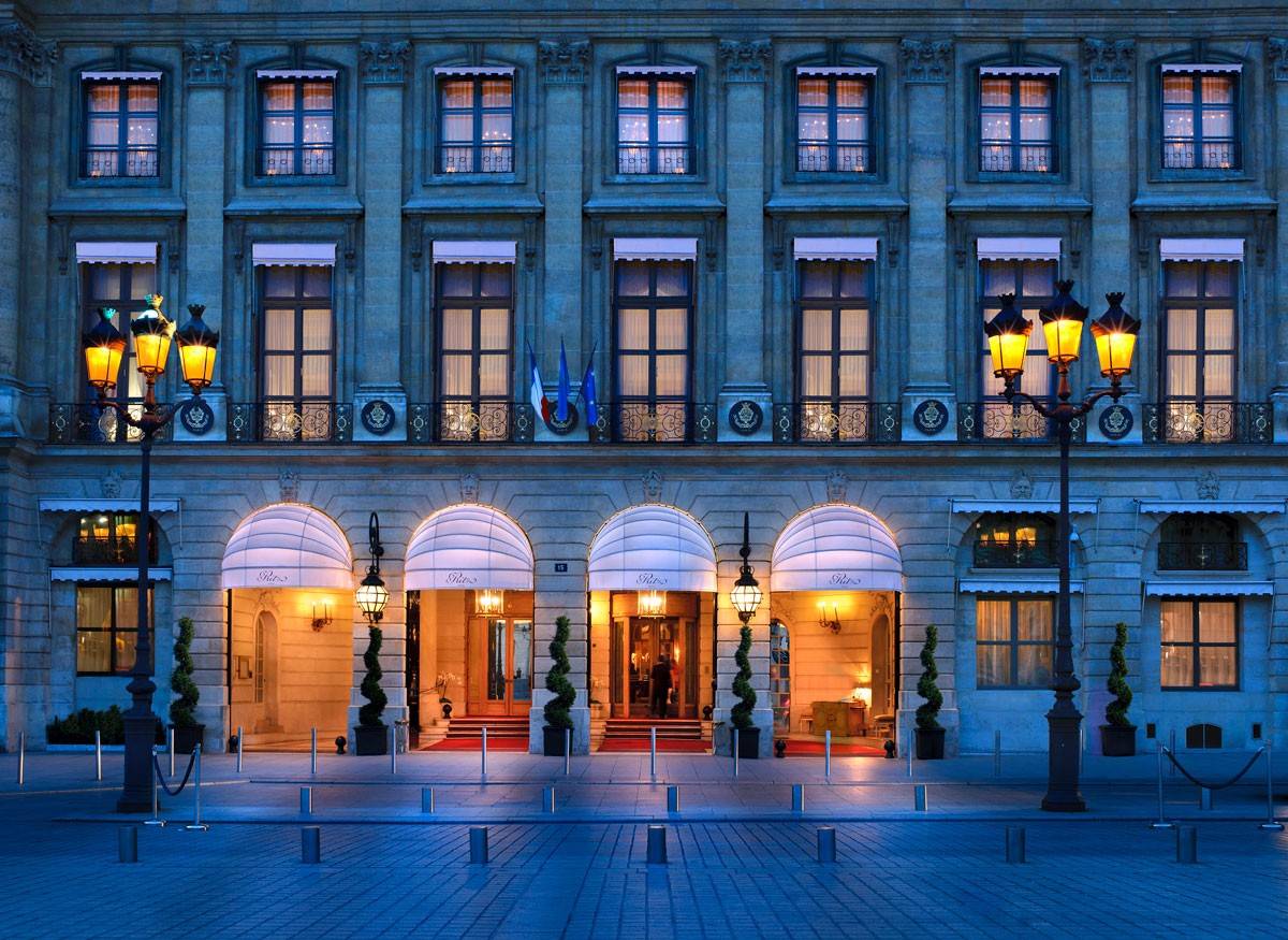 The Hotel Plaza Athenee is a Brunei-owned historic luxury hotel in Paris,  France. It is located at 25 Avenue Montaigne in the 8th arrondissement of  Paris, near the Champs-Elysees. Stock Photo